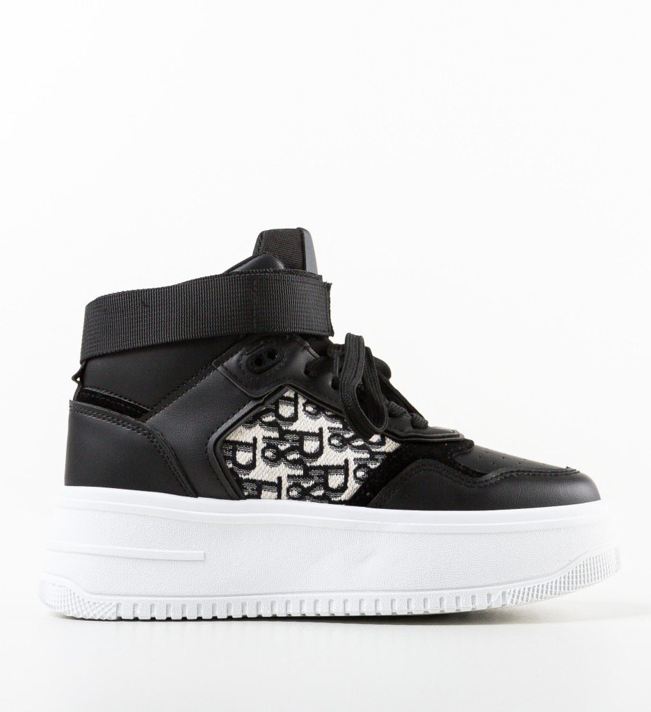 Pantofi Sport Boyer Negri | Confort Urban - imagine 4