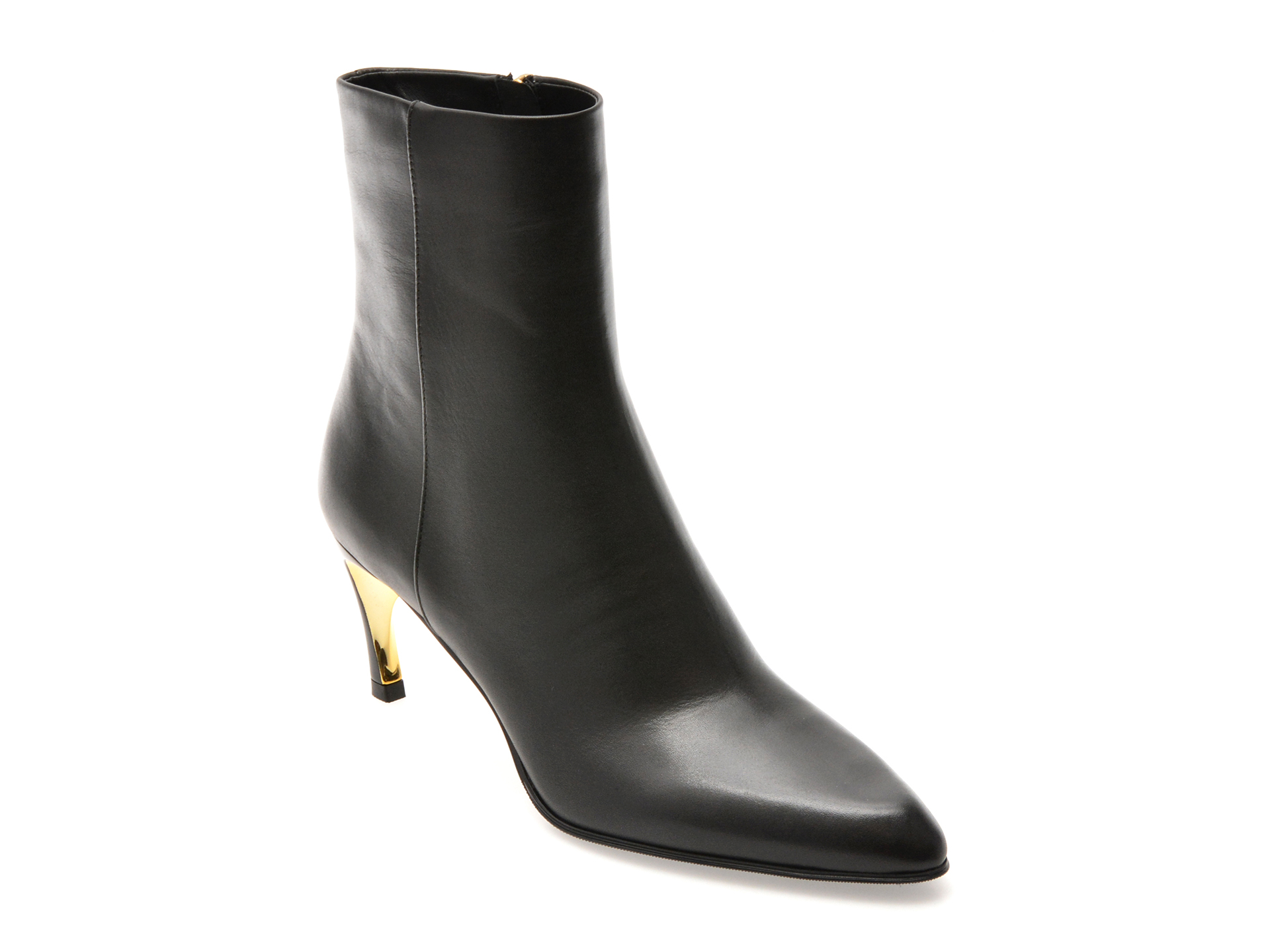 Botine EPICA PREMIUM negre din piele naturală
