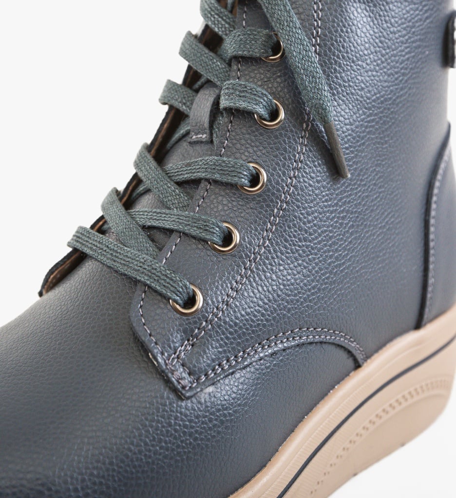 Pantofi Casual Lakiob Gri - Confort și Stil - imagine 8
