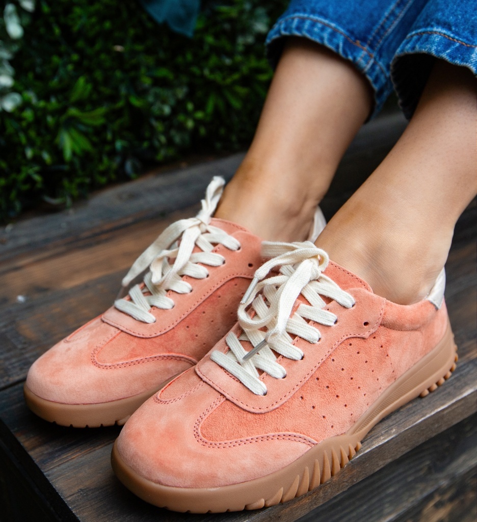 Sneakers Dama Nygery Roz 2 - Confort și Stil - imagine 4