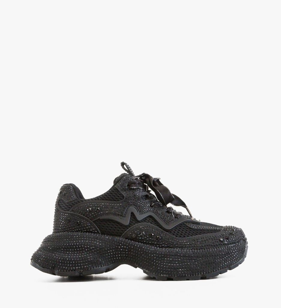 Sneakers Dama Talon Negri - Stil și Confort Urban - imagine 6