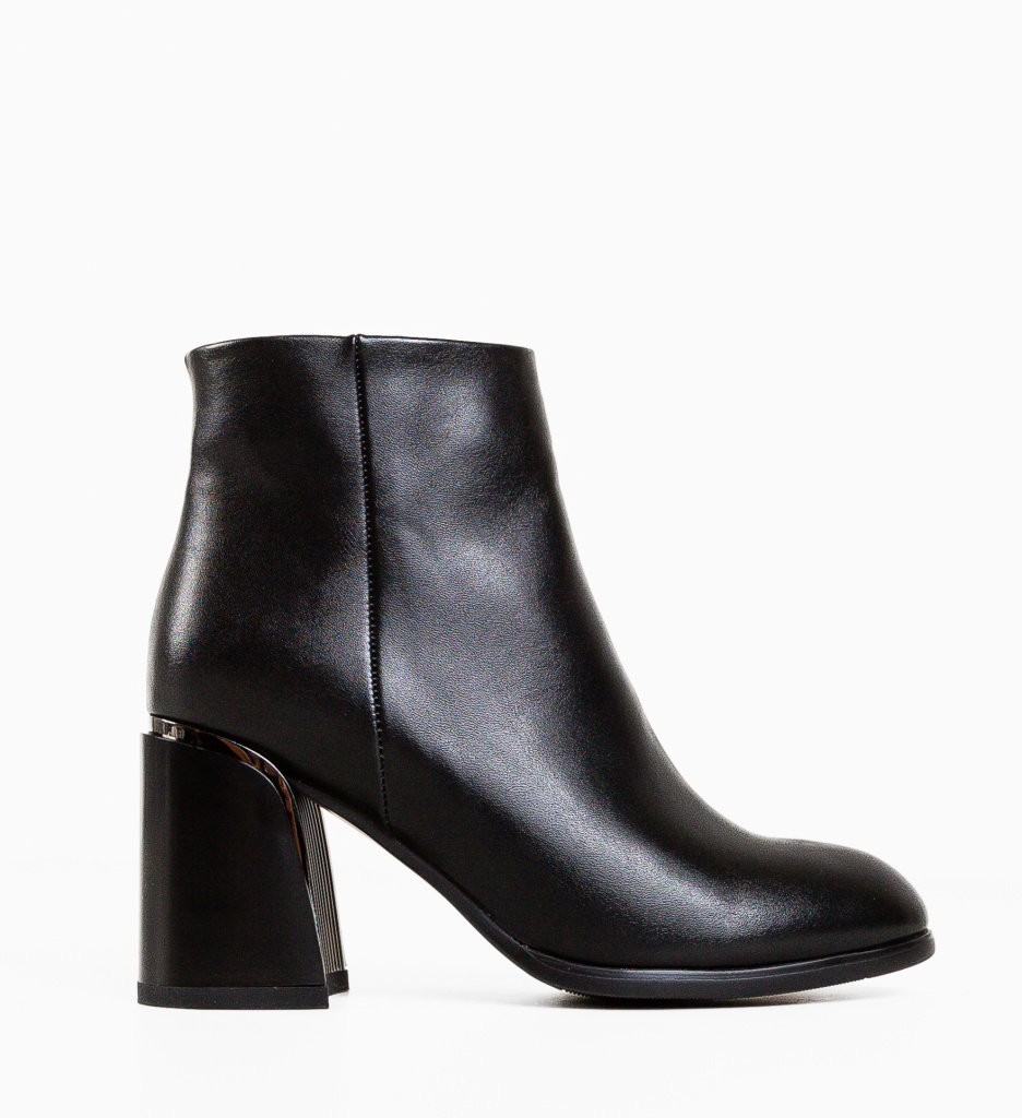 Botine Dama Fadana Negre - Eleganță și Stil - imagine 5