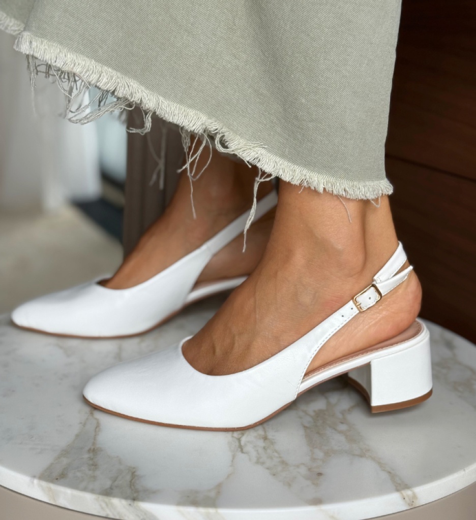 Pantofi dama Kytal Albi Eleganți cu Toc - imagine 5