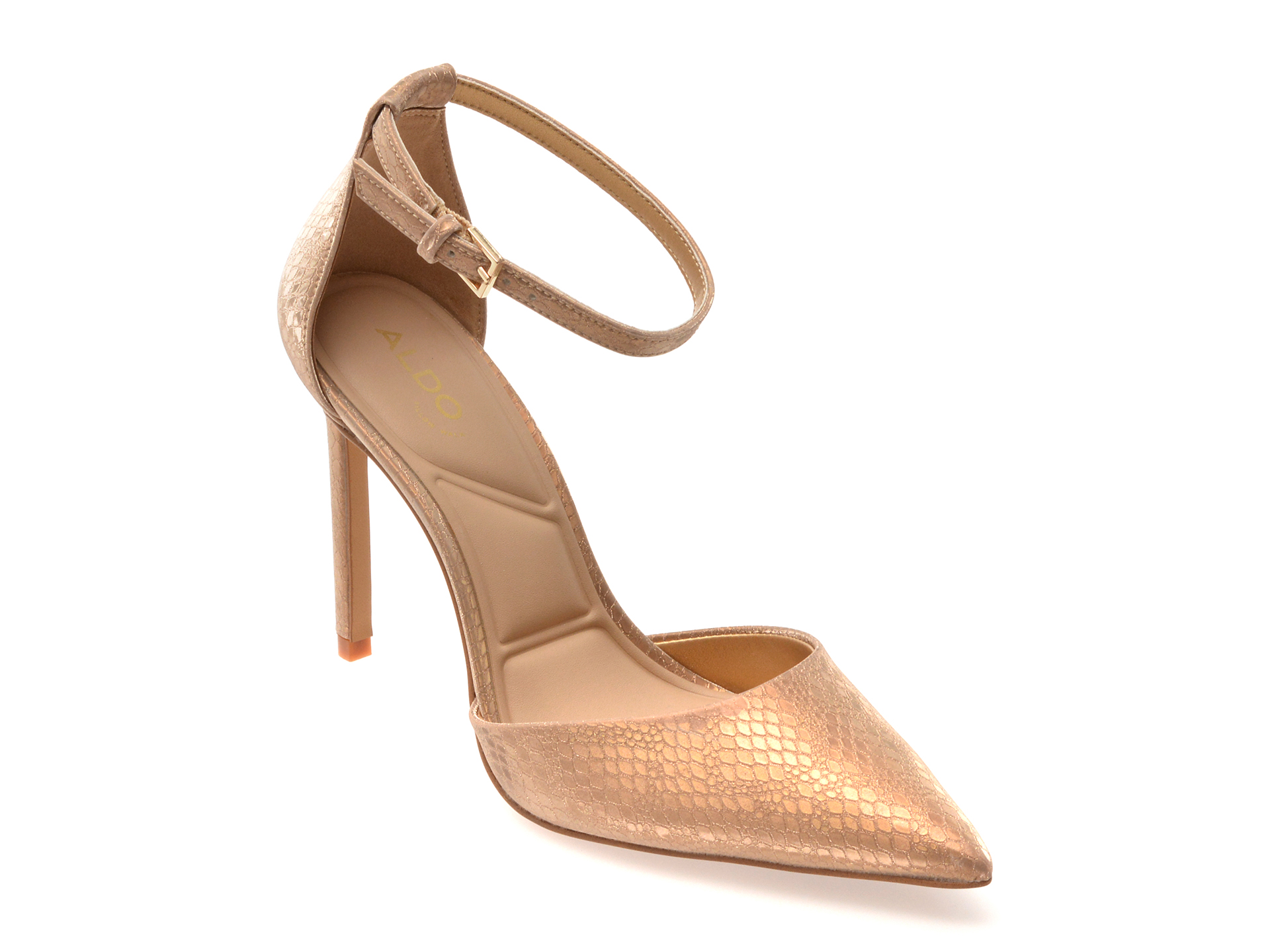 Pantofi ALDO aurii eleganti DERPERLA 714 - imagine 2