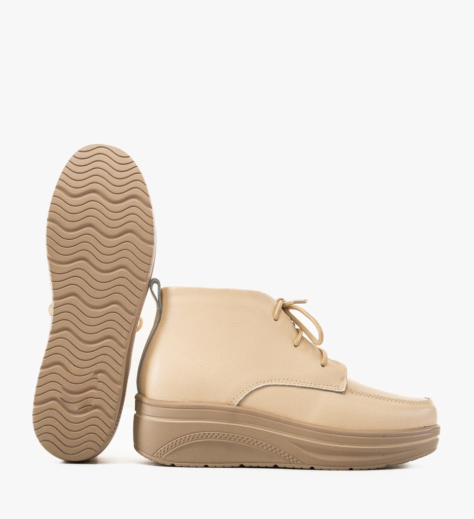 Pantofi Casual Bergamon Bej - Confort și Stil - imagine 7