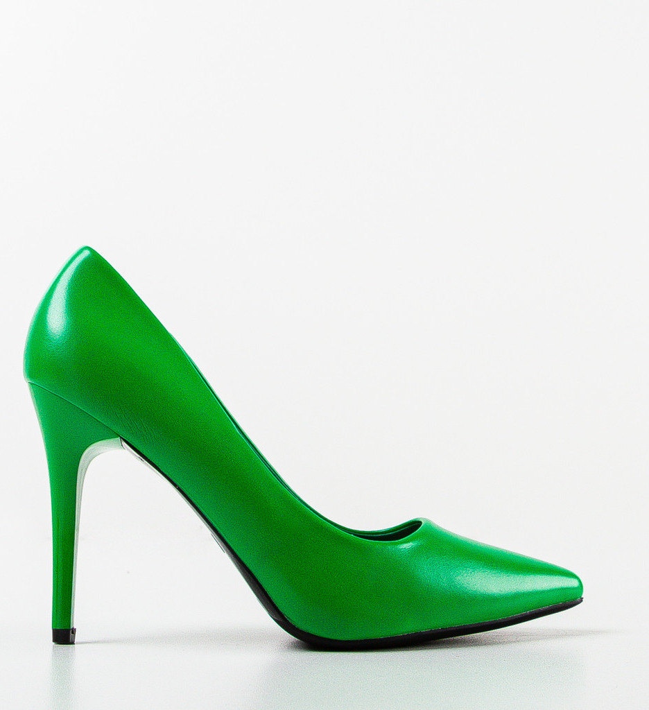 Pantofi Toc Karam Verzi - Eleganță și Stil - imagine 4
