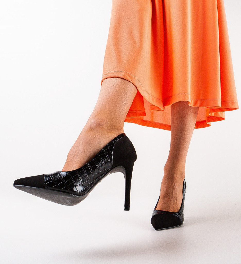 Pantofi Dotson Negri - Eleganță și Stil