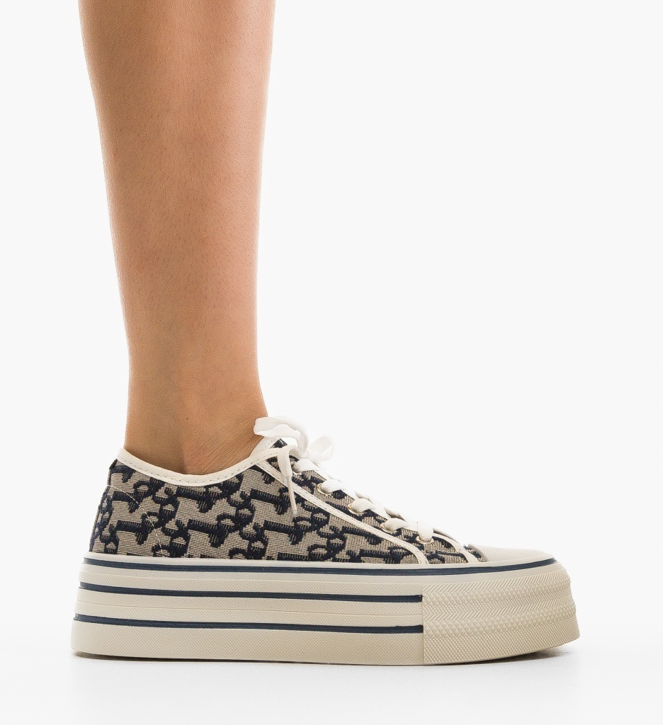 Sneakers Dama Vidia Albastri | Confort Urban - imagine 5