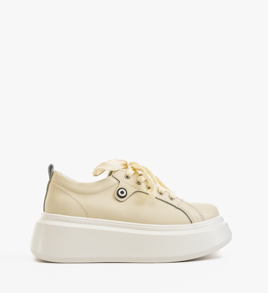 Pantofi Casual Nuandre Bej - Confort și Stil - imagine 6