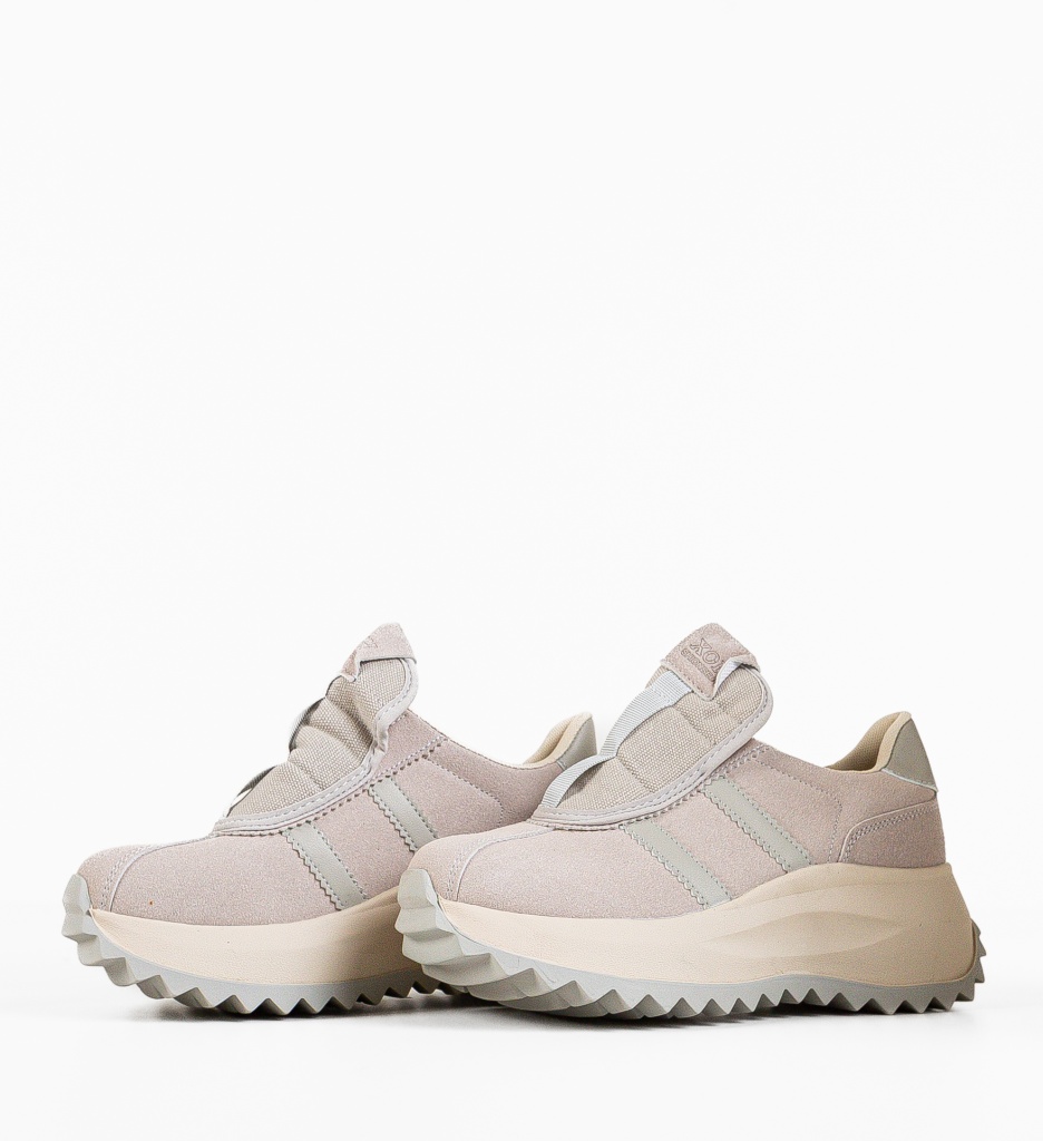 Sneakers Dama Yeasy Gri | Confort și Stil - imagine 7