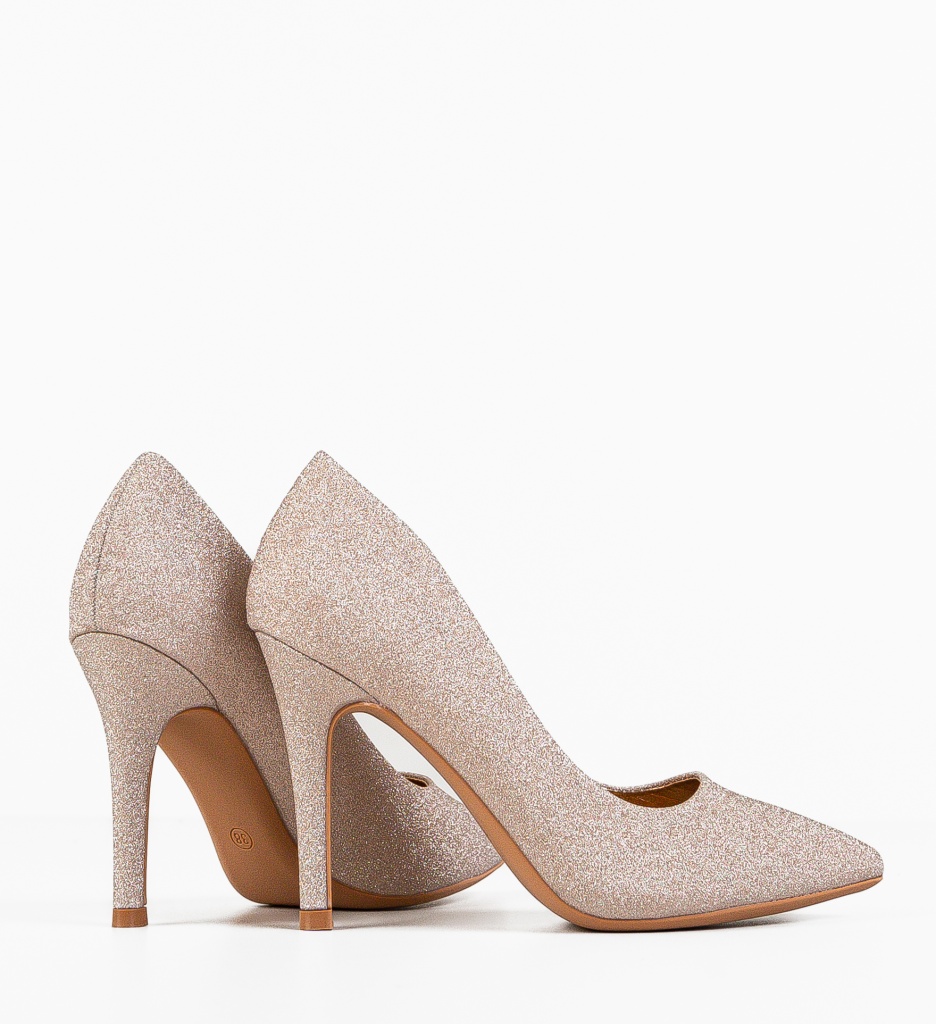 Pantofi Tenarus Aurii 2 - Eleganță și Stil - imagine 6