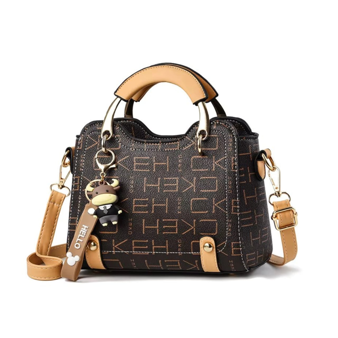 Geanta Dama Delis Morrigan GT3462 Maro/Cognac