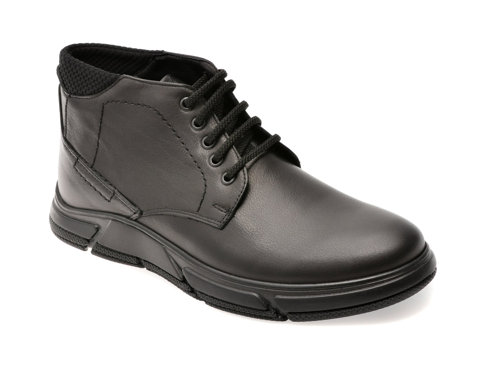 Ghete OTTER Negre din Piele Naturală | Eleganță