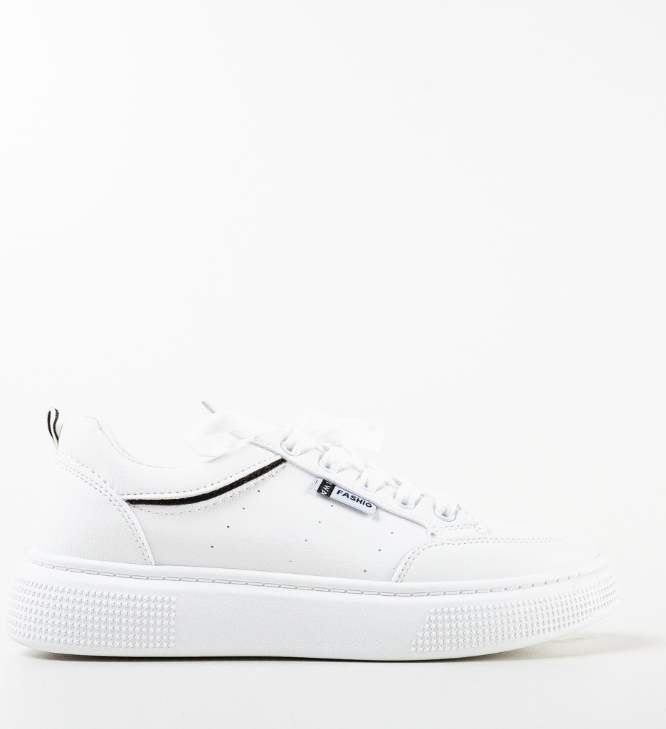 Sneakers Akon Dama Albi - Confort și Stil Sport - imagine 5