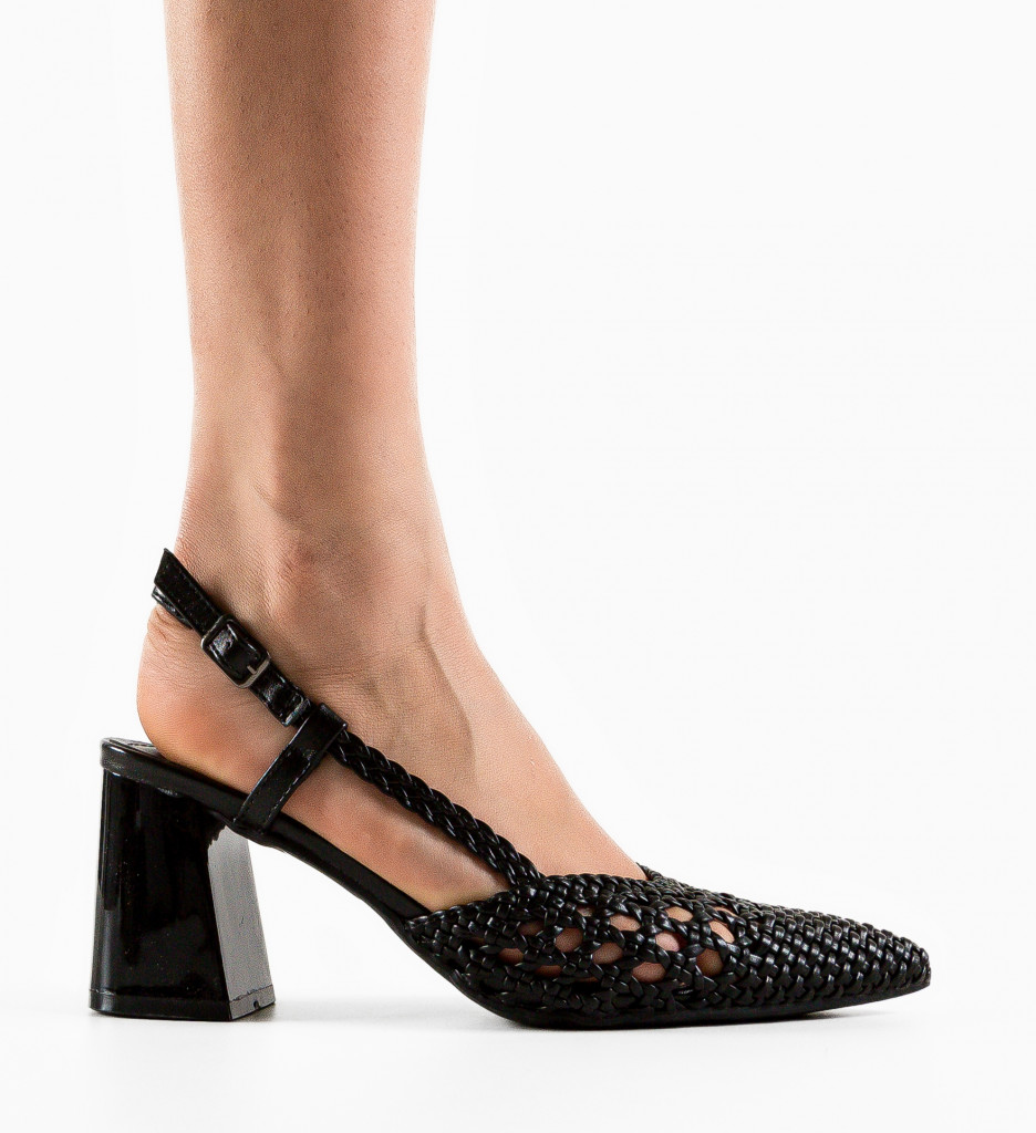 Pantofi Dama Sard Negri | Eleganță și Stil - imagine 5