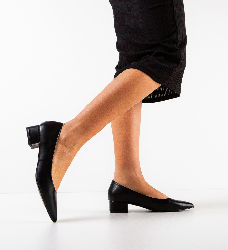 Pantofi Dama Rudd Toc Eleganți Negri