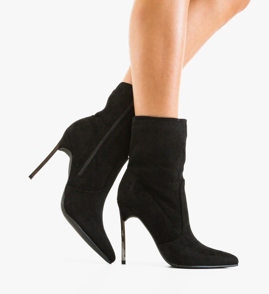 Botine Dama Beinar Negre | Eleganță și Stil