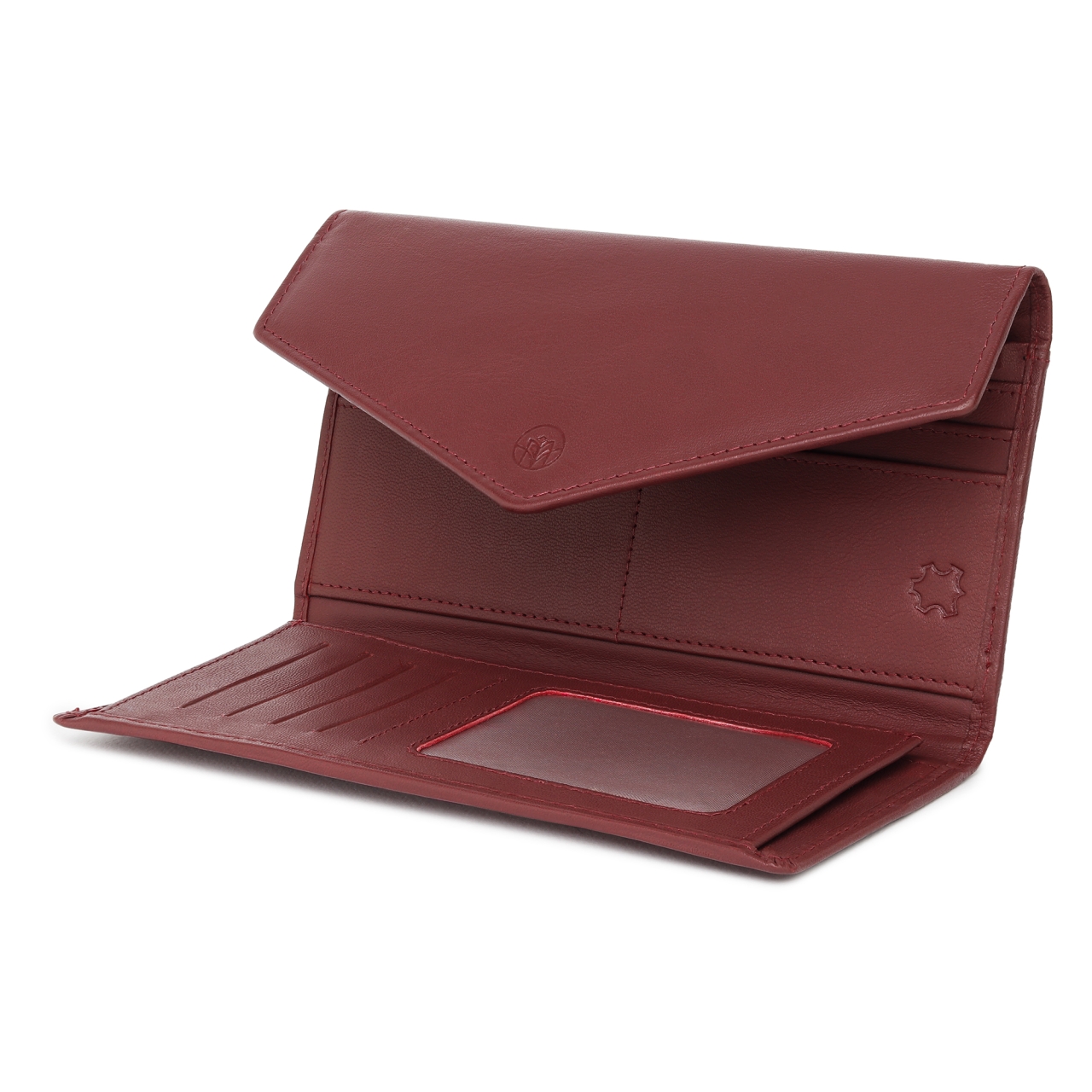 Portofel Dama Marquise Piele Naturala Bordo - imagine 2