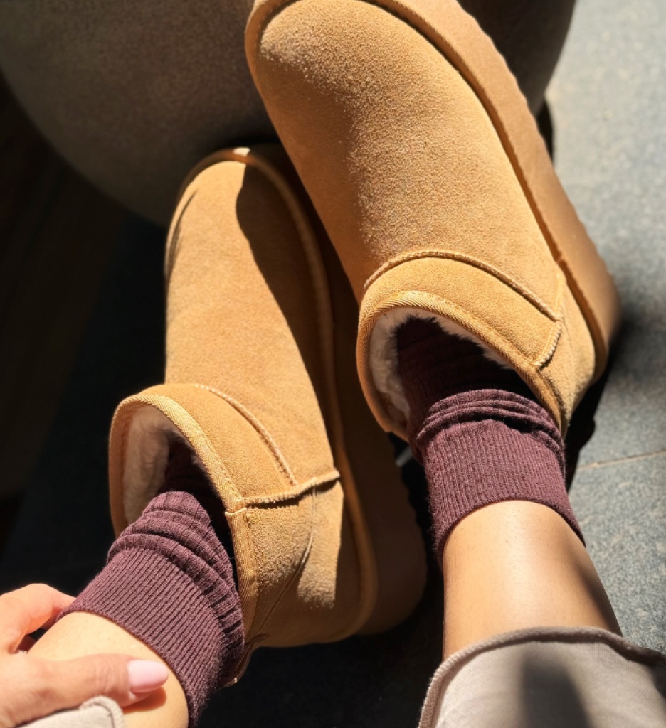 Cizme Ug Nour Camel - Confort Termic Maxim