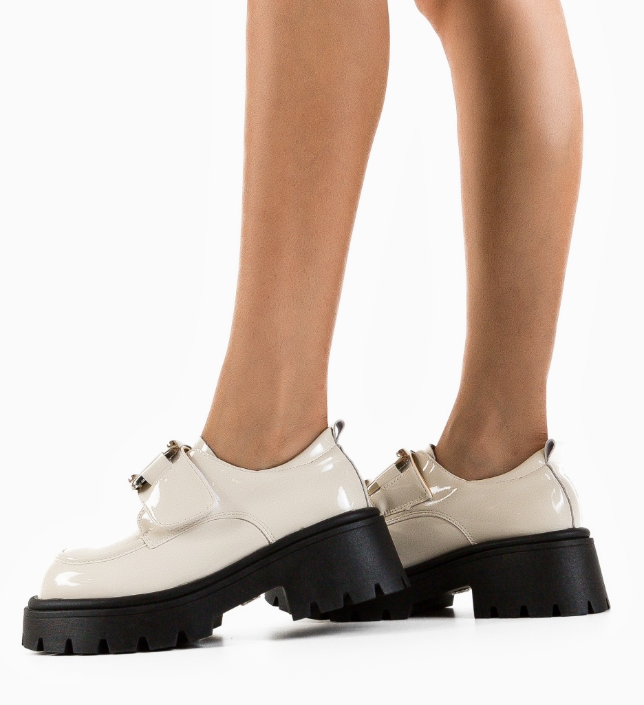 Pantofi Casual Hello Bej - Confort și Stil Zilnic - imagine 3