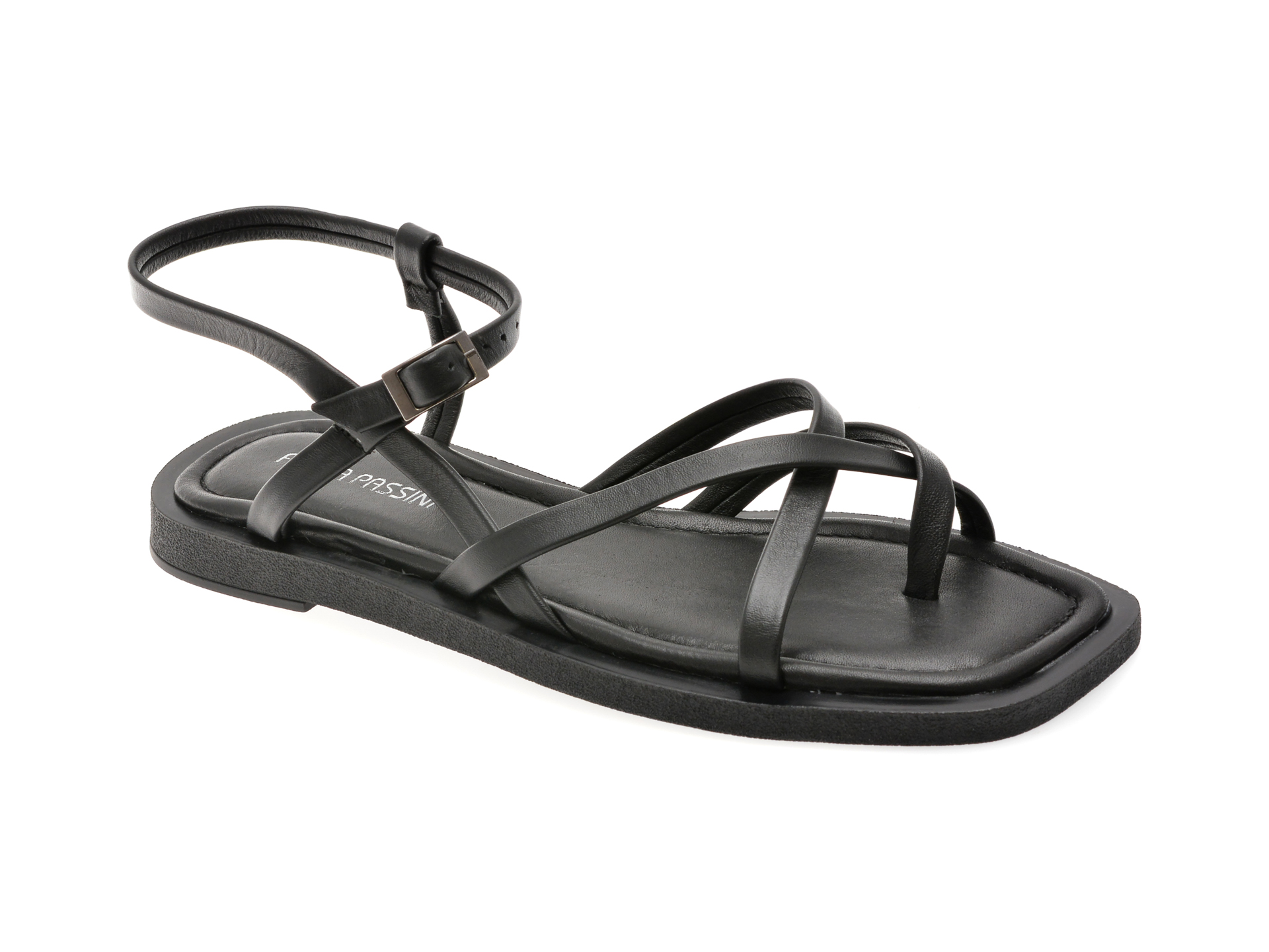 Sandale FLAVIA PASSINI Negre Piele Naturală