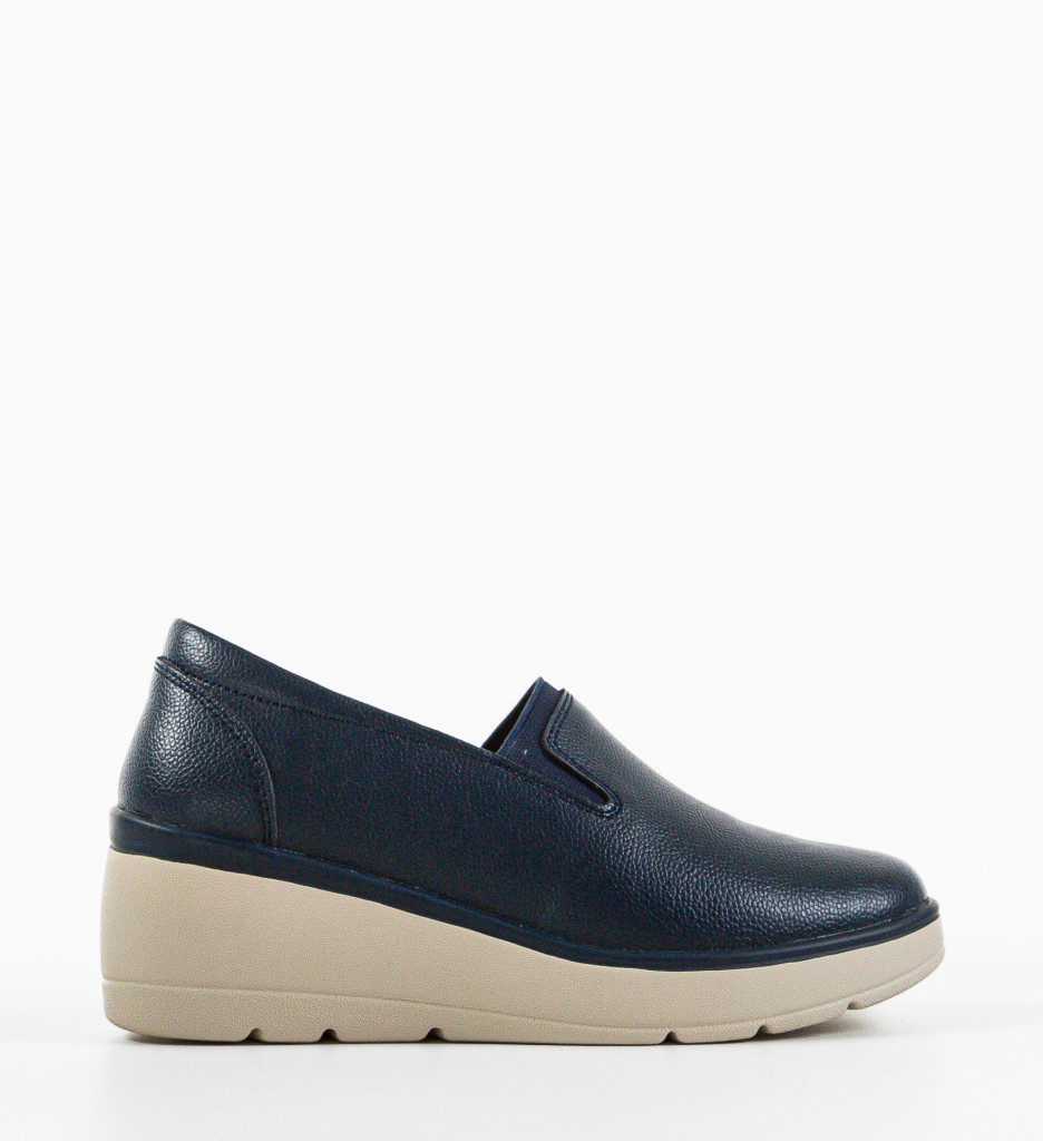 Pantofi Casual Yanam Bleumarin - Confort Stilat - imagine 3