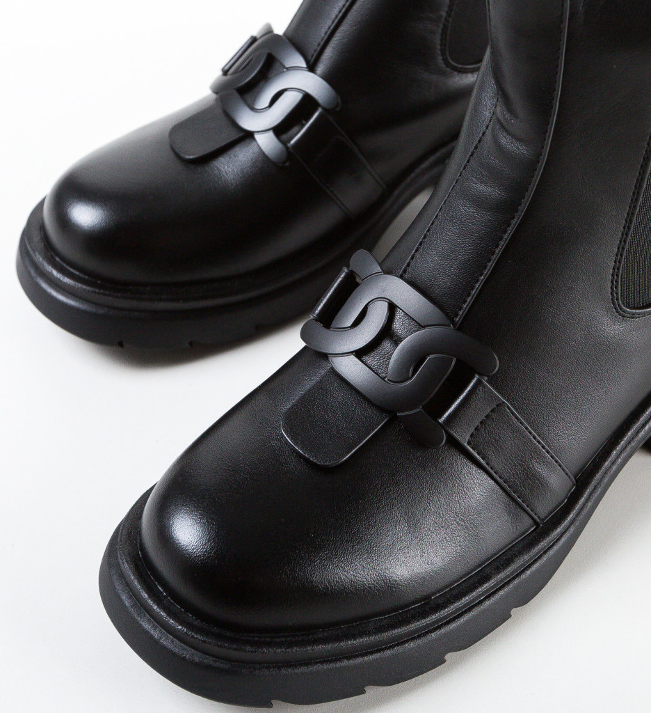 Ghete Hunter Dama Negre | Eleganță Urbană - imagine 8