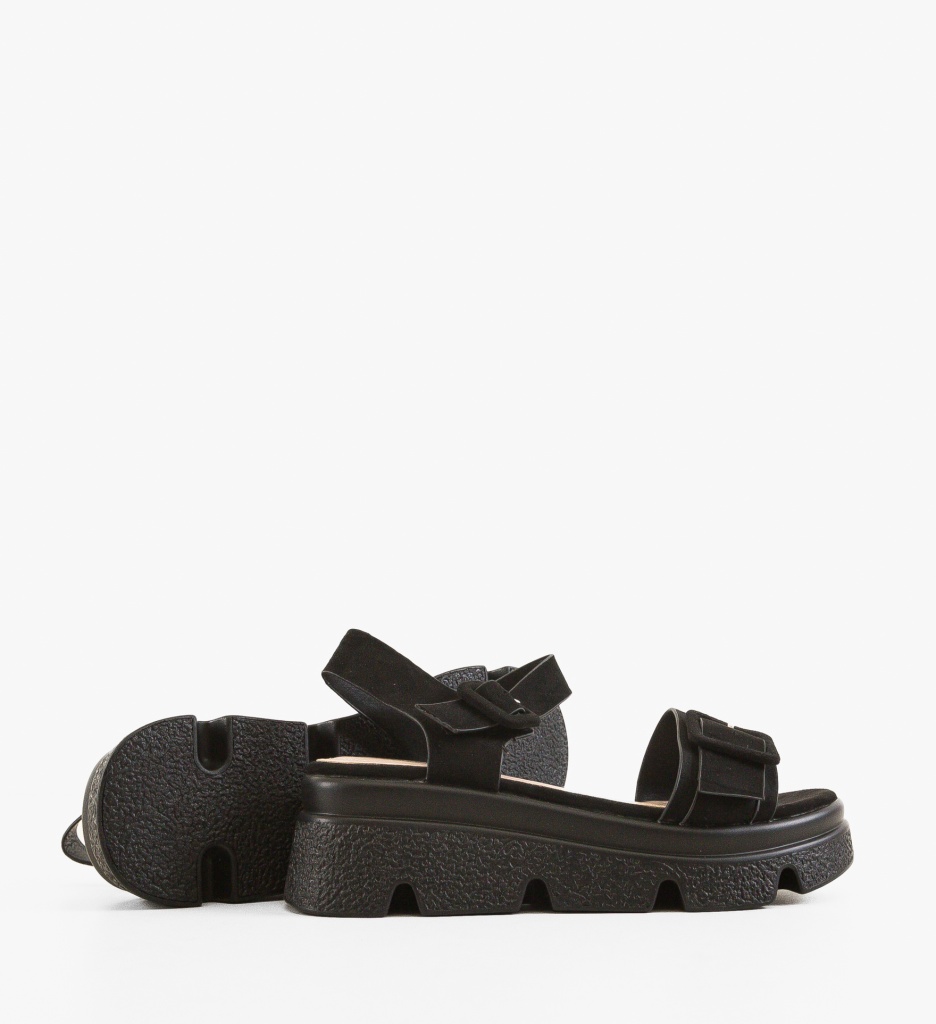 Sandale Maika Negre | Eleganță și Confort - imagine 3