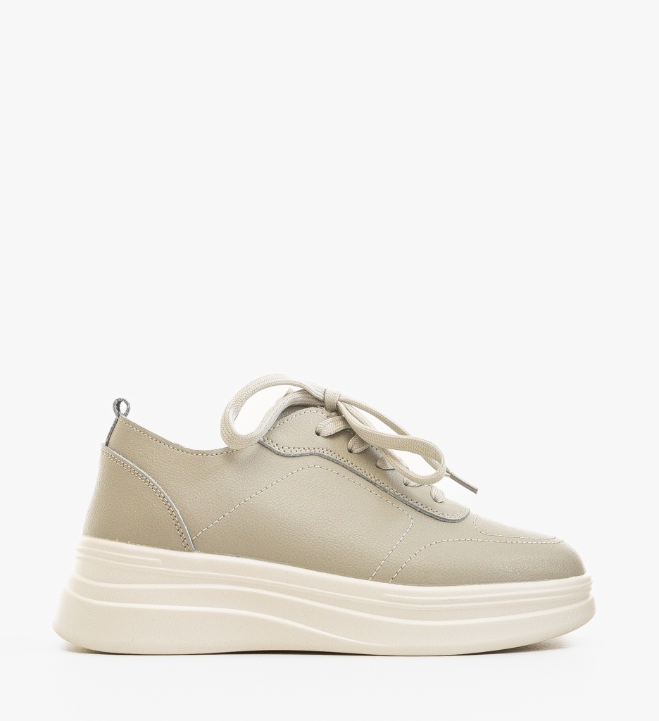 Sneakers Dama Haley Gri - Confort și Stil - imagine 4