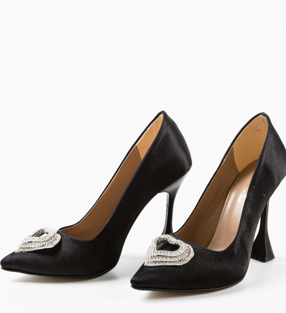 Pantofi Dama Myhear Negri - Eleganță și Stil - imagine 5