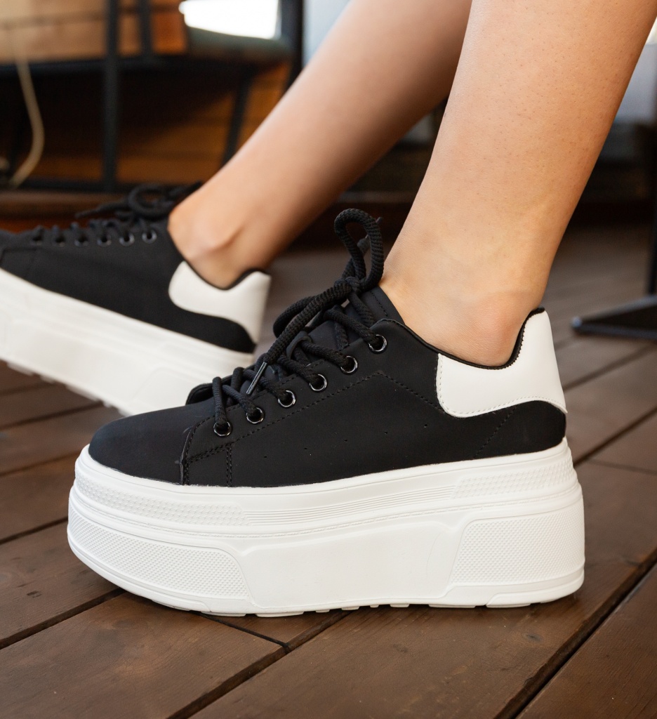 Sneakers Dama Vyha Negri - Confort și Stil - imagine 6