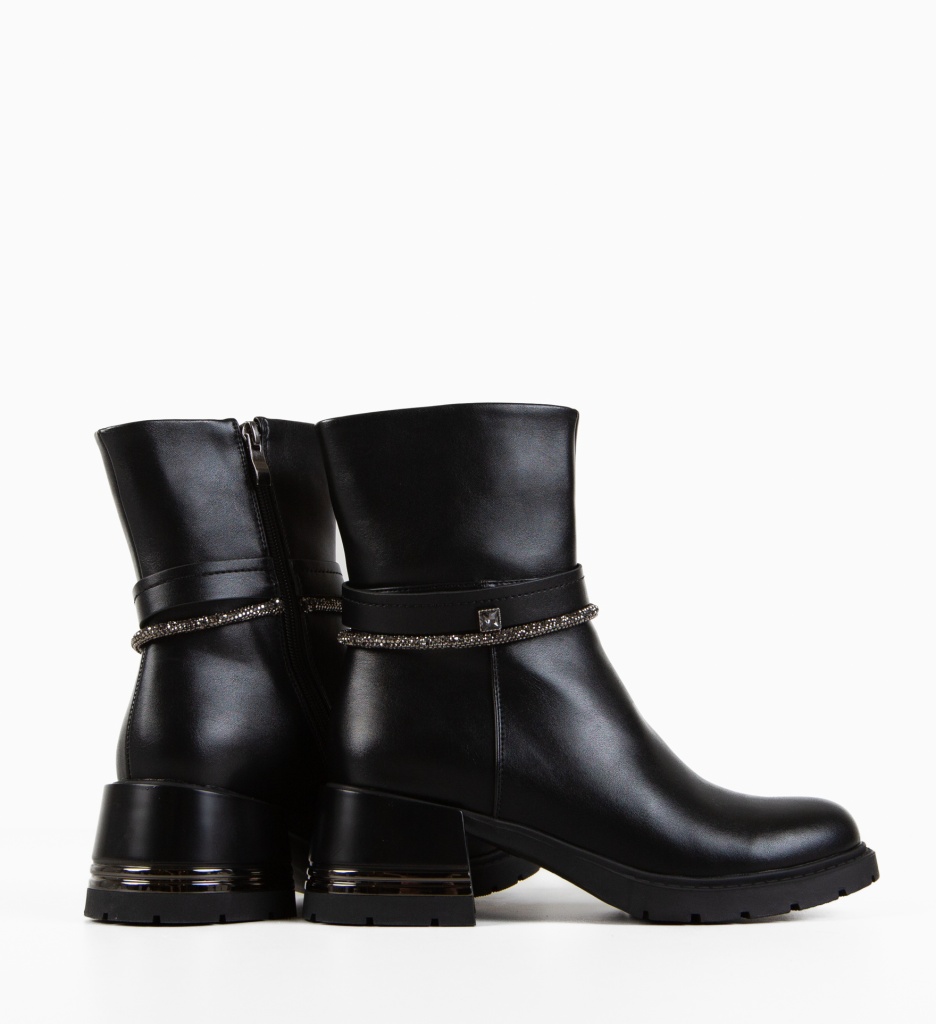Ghete Dama Nutyo Negre | Eleganță și Confort - imagine 6