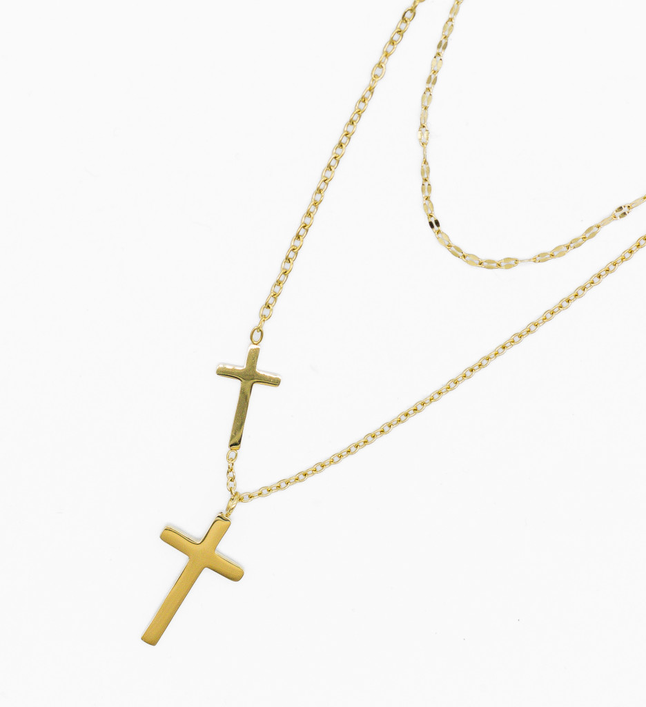 Colier Opre Auriu | Eleganță și Stil - imagine 3