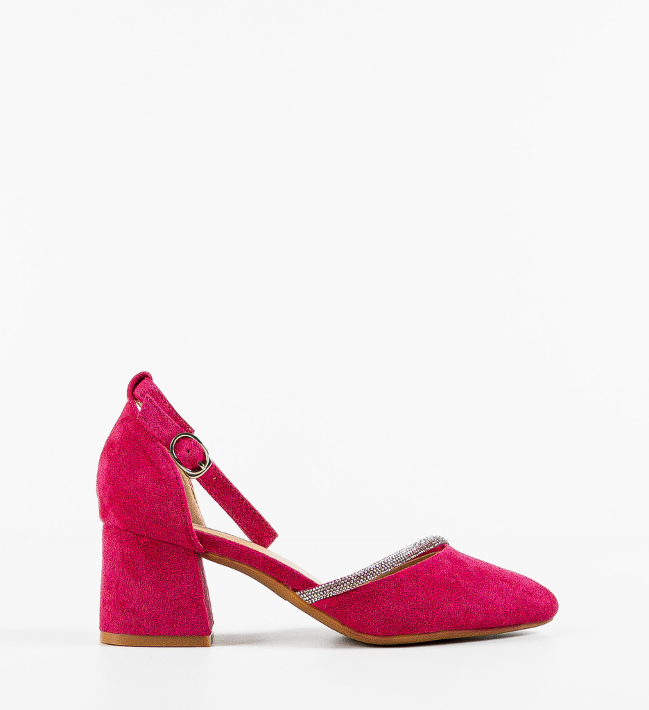 Pantofi cu Toc Fuchsia Pamela | Stil și Eleganță - imagine 5