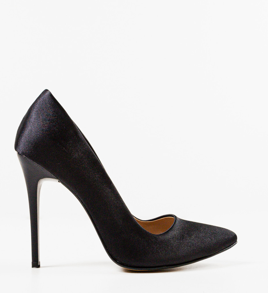 Pantofi Pefeba Negri cu Toc - Eleganță Asigurată - imagine 4