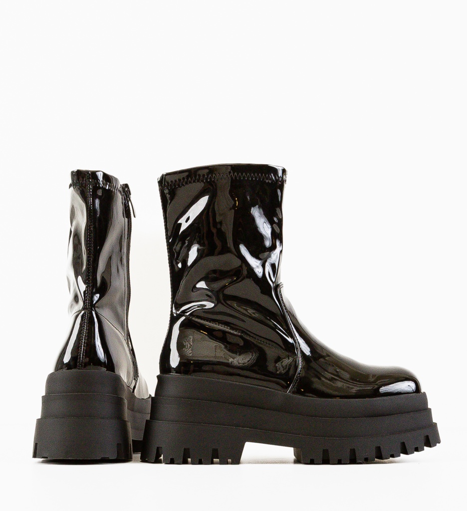 Ghete Dama Negre Elegante - Confort și Stil - imagine 4