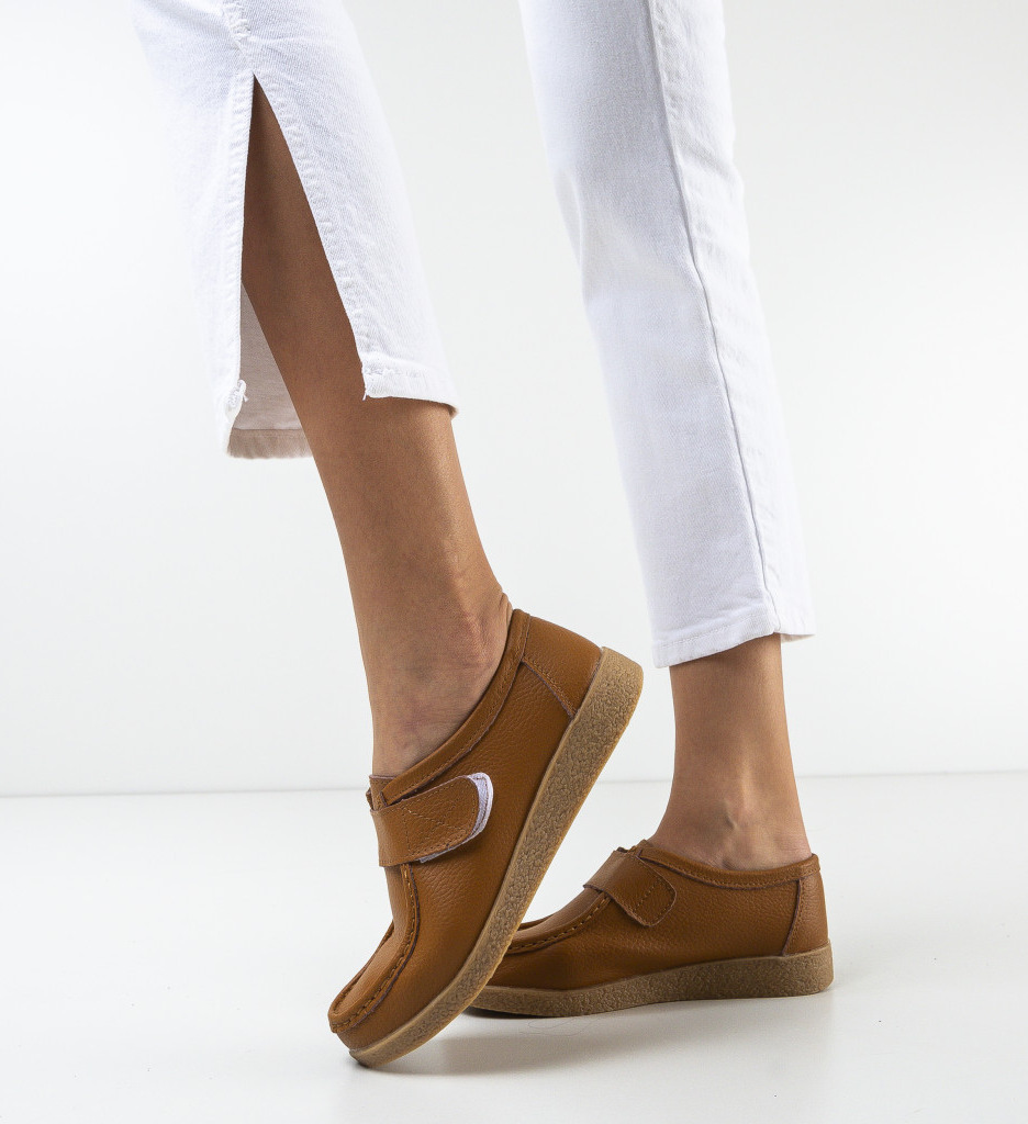 Pantofi Casual Monta Camel - Eleganță și Confort - imagine 2