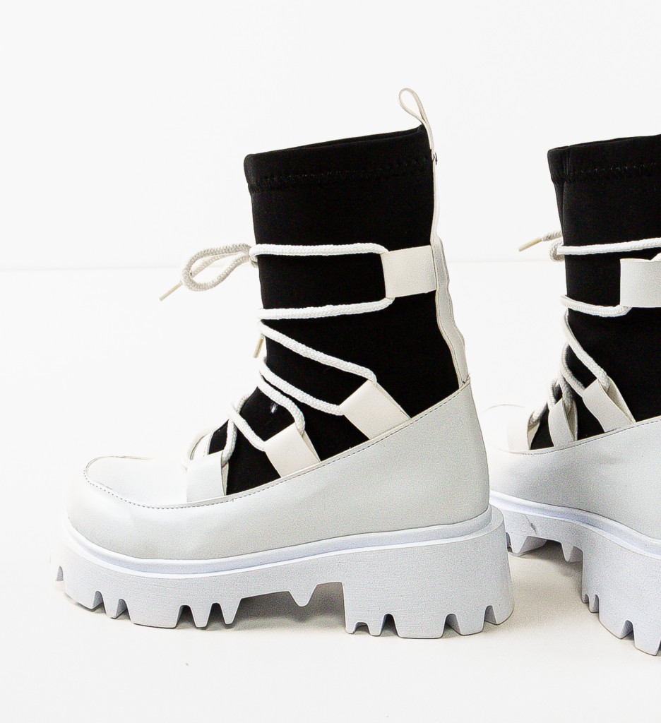 Ghete Dama Albe Elegante Henena - imagine 7