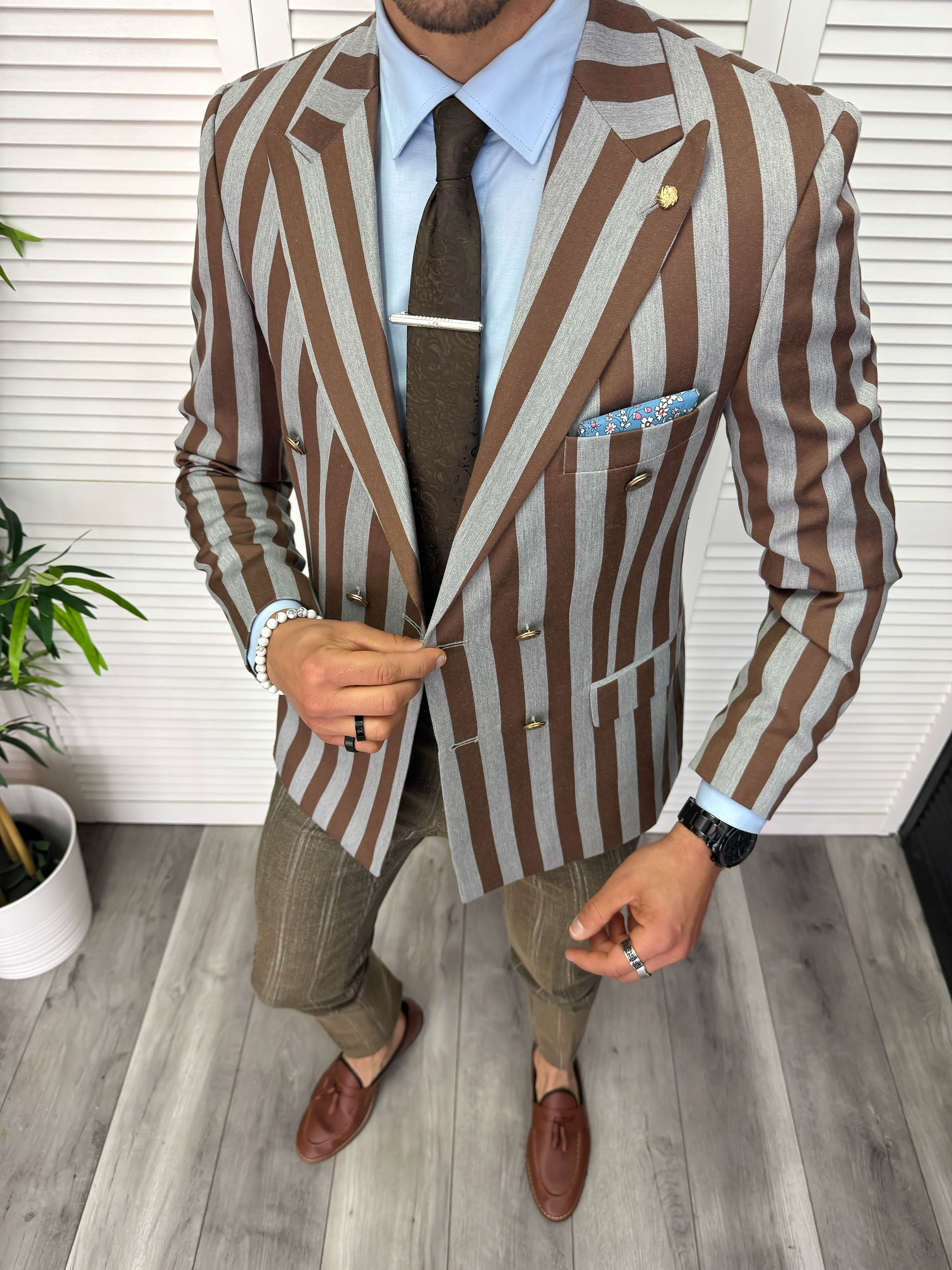 Sacou Barbati Slim Fit Elegant Office Eveniment