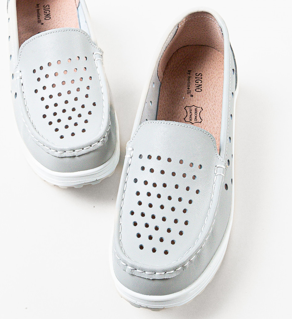 Pantofi Casual Buga Gri - Confort și Stil - imagine 4