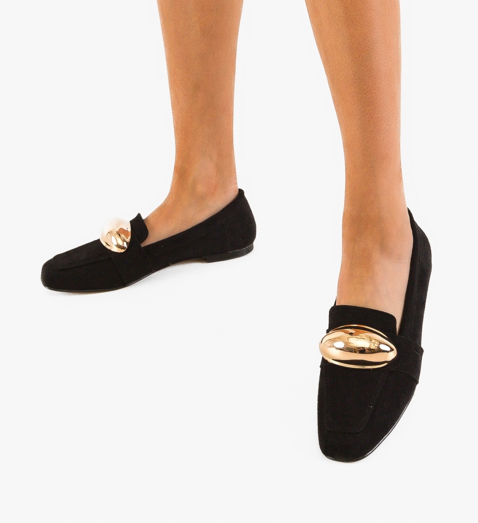 Pantofi Avege Negri - Confort Casual Zilnic - imagine 2