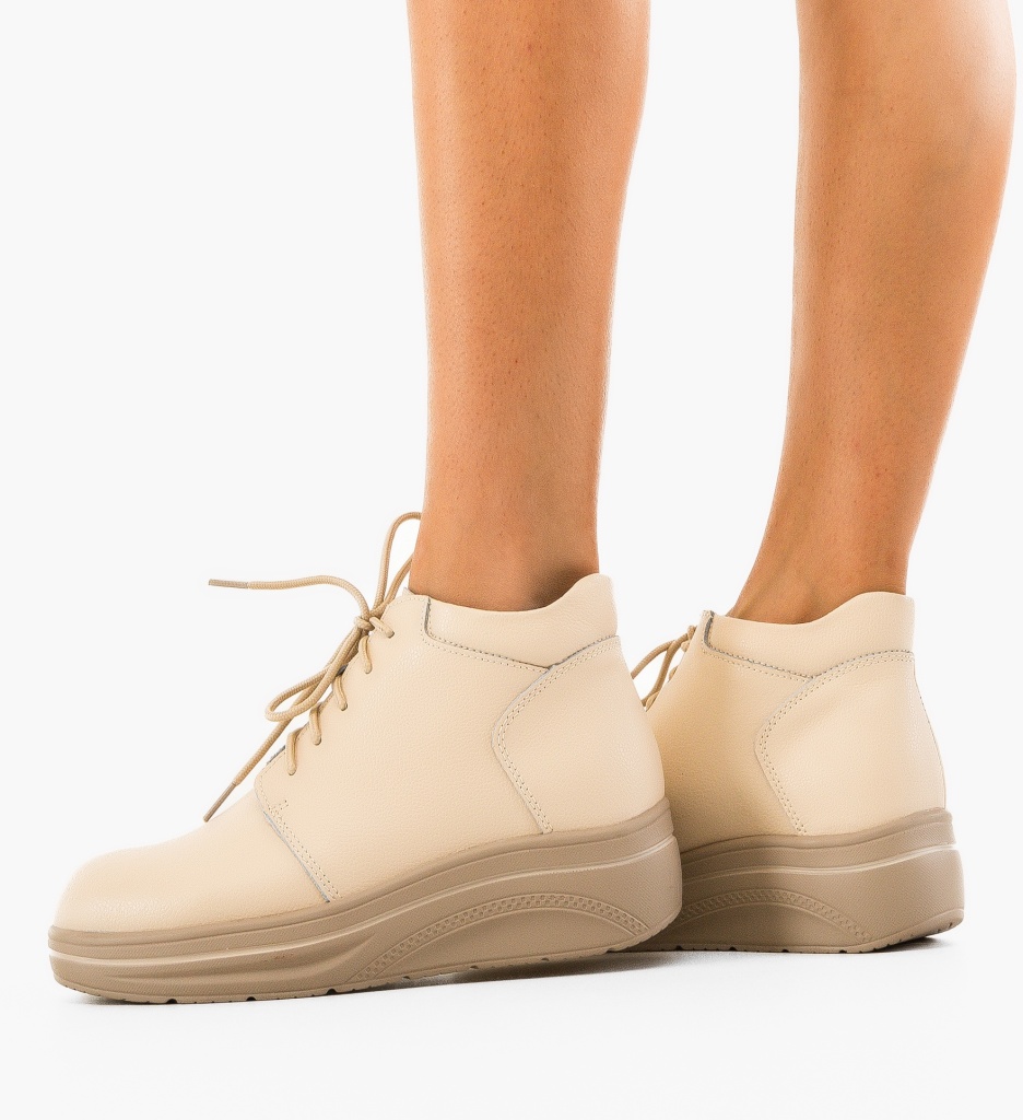 Pantofi Casual Palerma Bej - Confort și Stil - imagine 3