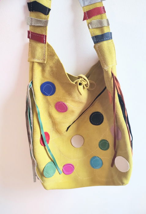 Geanta Galbena Unicat Shopika | Design Handmade