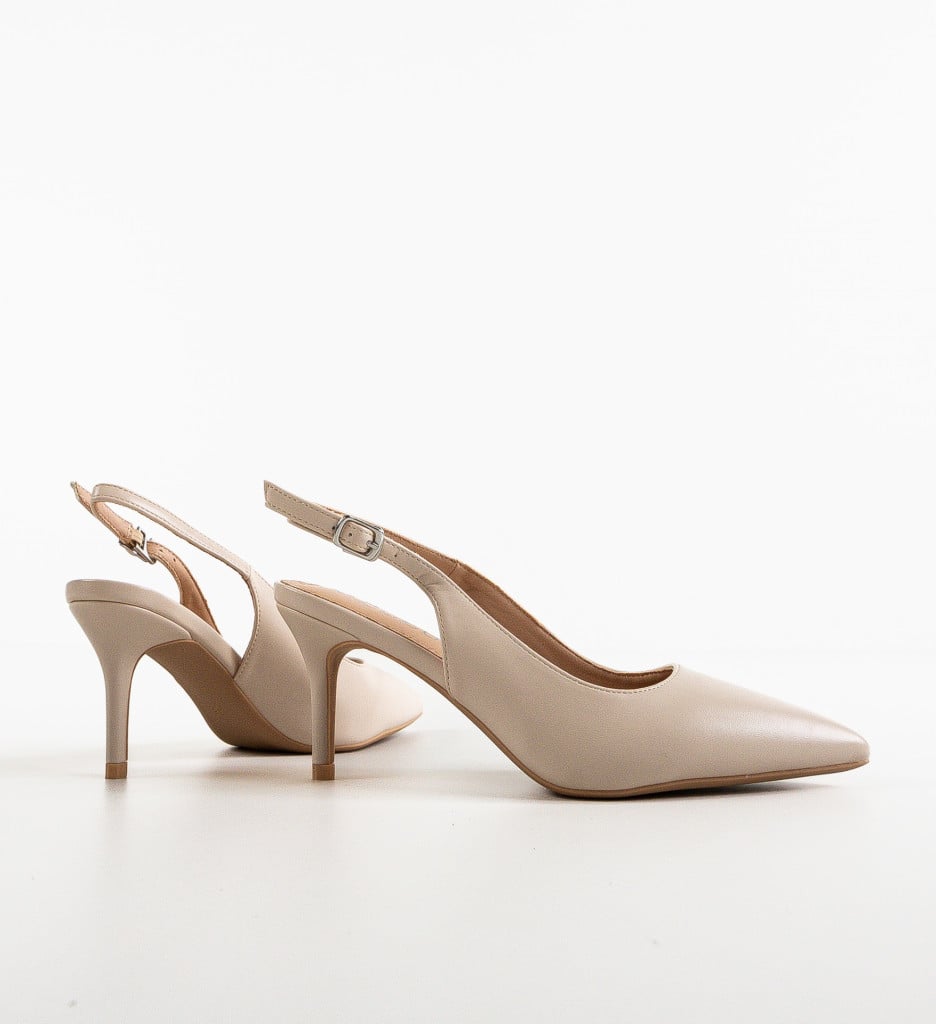 Pantofi cu toc Leroy Bej - Eleganță și Confort - imagine 6