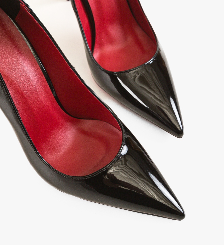 Pantofi Dama Negri Eleganți cu Toc Butyn - imagine 8