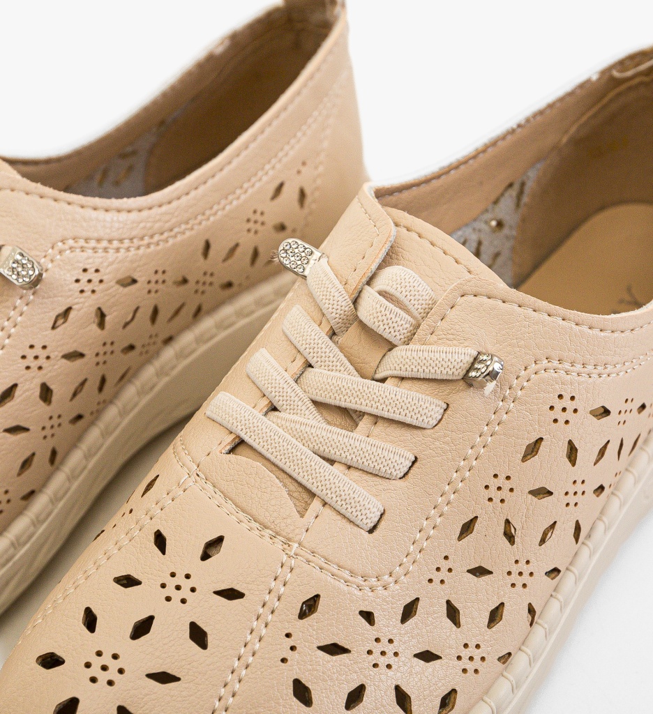 Pantofi Casual Dama Guha Bej | Confort si Stil - imagine 8