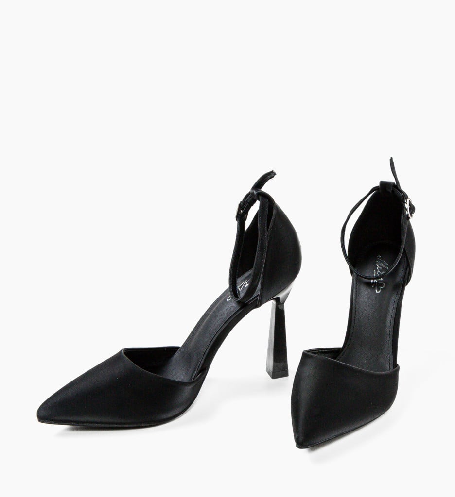 Pantofi Dama Trypho Negri cu Toc Elegant - imagine 7