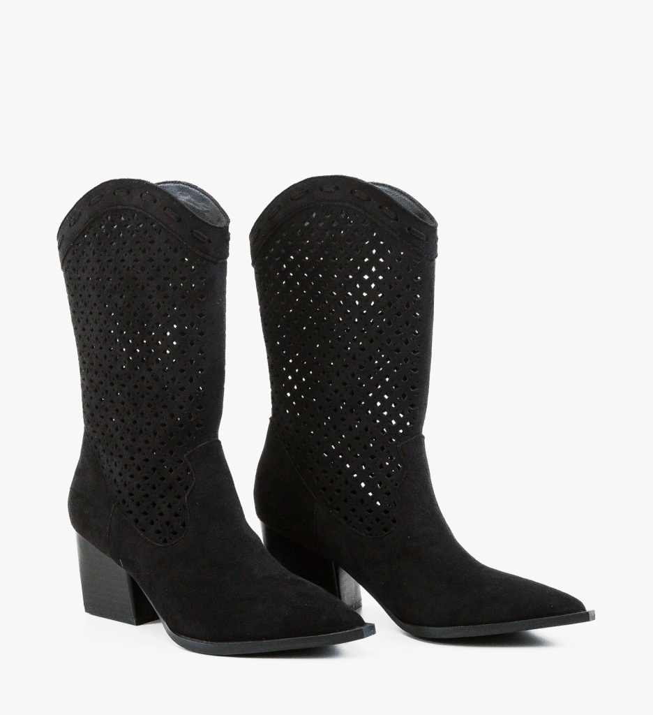 Cizme dama Yansy Negre Elegante - imagine 9