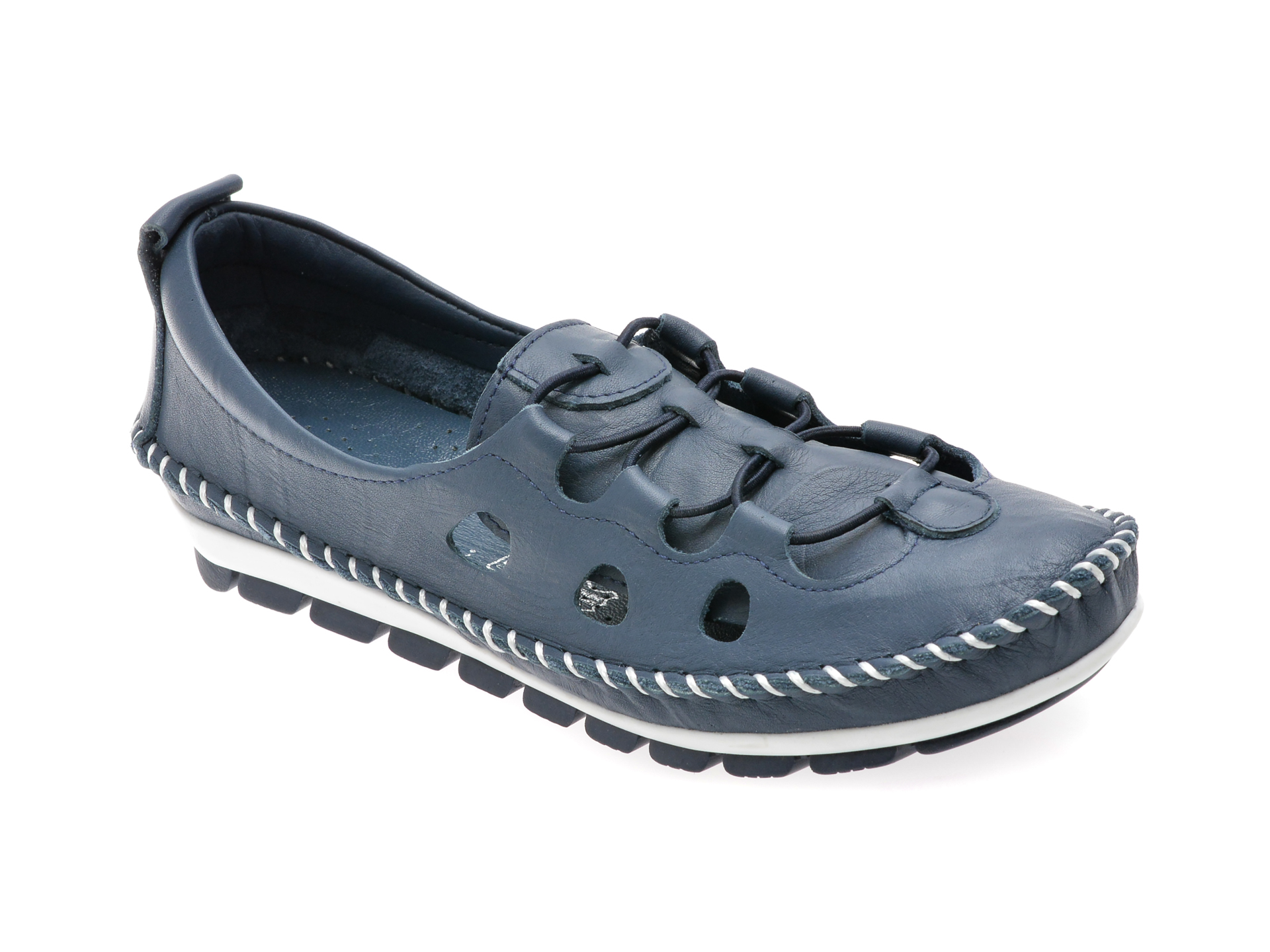 Pantofi Flavia Passini Bleumarin din Piele Naturală