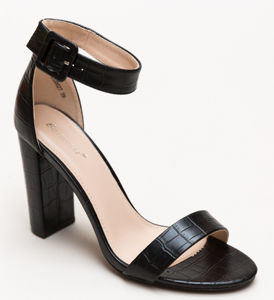 Sandale Negre Rowan - Eleganță la Fiecare Pas - imagine 4